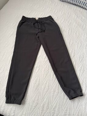 J. Crew Charcoal Drawstring Waist Pants